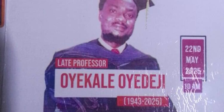 OGBOMOSO RESTORATION MOVEMENT HONOURS PROFESSOR OYEKALE OYEDEJI WITH VALEDICTORY LECTURE