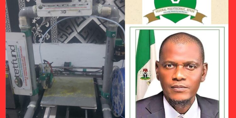 Federal Polytechnic Ayede Launches Portable 3D Printing Machine to Boost Innovation and Entrepreneurship