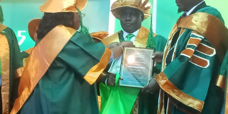 NCS Honours Prof. Olatunde Olabiyisi with Highest Professional ICT Award at 2025 NITMA Ceremony