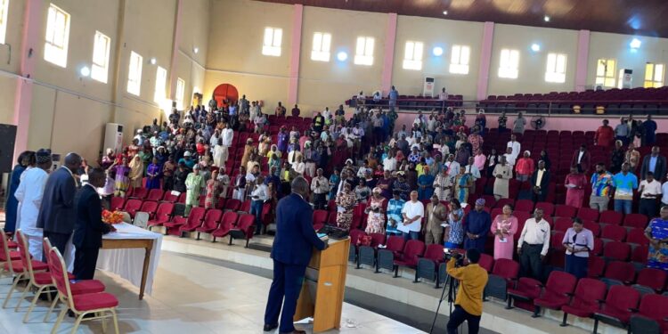 LAUTECH holds thanksgiving prayer session as VC, staff celebrate end of abduction ordeal