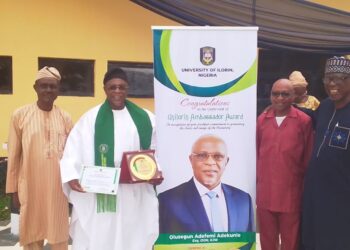 University of Ilorin Honours Asipa of Ogbomosoland, Adeyemi Adekunle, with Ambassador Award