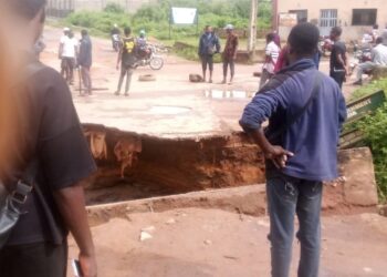 Iwagba Bridge Collapse Cuts Off Several Communities in Ogbomoso North