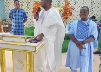 Salau Donates to Church Choir Anniversary, Promotes Religious Harmony in Ogbomoso