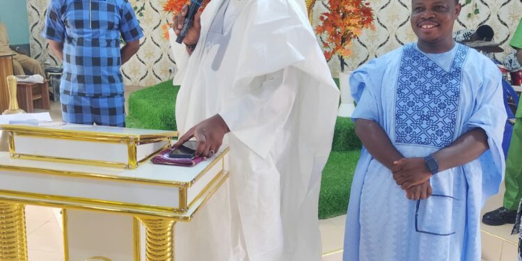 Salau Donates to Church Choir Anniversary, Promotes Religious Harmony in Ogbomoso